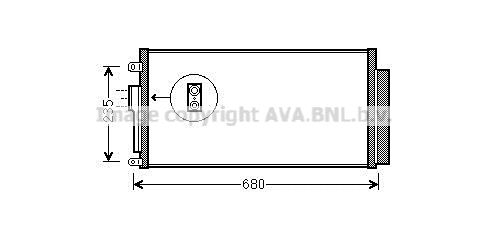 AVA QUALITY COOLING Kondensators, Gaisa kond. sistēma FTA5386D